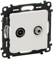 Розетка TV-SAT оконечная Legrand Valena Life Белый