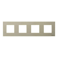 Рамка 4-постовая 2+2+2+2 мод ABB NIE Zenit Шампань N2274 CV