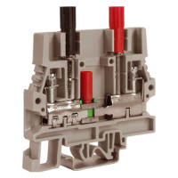 SCB.6/CD, тестовый с разъединителем для амперметра 6 кв.мм бежевый DKC