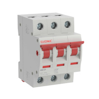 Выключатель нагрузки модульный YON max типа MSD, 3 полюса, 40А DKC