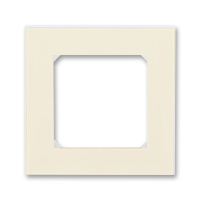 Рамка 1 пост слоновая кость / белый ABB Levit