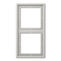 Рамка 2-постовая Jung LS 990 Светло-серый