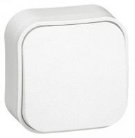 Переключатель 1-клавишный на 2 направления 10A IP20 Legrand Quteo Белый