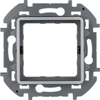 Адаптер для 2-модульных механизмов IEK Mosaic, скрытого монтажа IEK Inspiria Алюминий