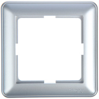 Рамка 1-постовая Wessen 59 Матовый хром
