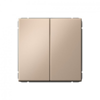 ARTGALLERY 2-клавишный ВЫКЛЮЧАТЕЛЬ, сх.5, 10АХ, механизм, ПЕСОЧНЫЙ