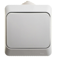 Этюд IP44 о/у Выключатель с самовозвратом 10 АХ,серый,  SE