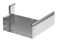 Переходник RRS левосторонний 200/150 H50 в комплекте с крепежными элементами и соединительными пластинами, необходимыми для монтажа DKC