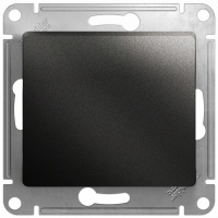 Переключатель 1-клавишный (схема 6) 10AX механизм Systeme Electric Glossa Антрацит