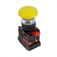 Кнопка желтая NO+NC грибок EKF PROxima AEA-22