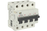 Автоматический выключатель 4P 40A (B) 6kA IEK M06N ARMAT