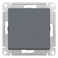 Переключатель 1-клавишный сх.6 10AX механизм Schneider Electric AtlasDesign Грифель