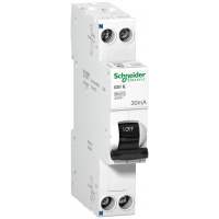 Дифференциальный автомат 1P+N 10A (C) 6kA тип AC 30mA Schneider Electric Acti 9 iDif K