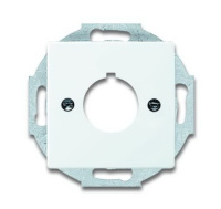 Плата центральная накладка с суппортом для командно-сигнальных приборов диаметр 22,5мм ABB Future Белый