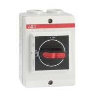 Рубильник в боксе OTP16B3M до16A 3х-полюсный резьба 4хМ20 ABB