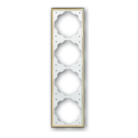 Рамка 4-постовая ABB BJE Impuls Золото
