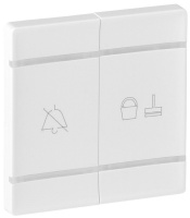 Клавиша 2-ая с символом "Не беспокоить/Убрать номер" Legrand Valena Life MyHome SCS Белый