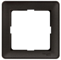 Рамка 1-постовая Wessen 59 Черный бархат