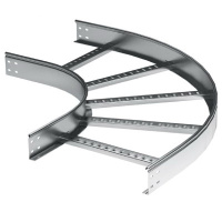 Угол горизонтальный 90С 400x80мм толщина лонжерона 1,2мм оцинкованная сталь DKC L5 R600