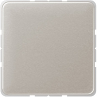 Заглушка с суппортом Jung Платина