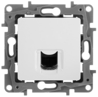 Розетка информационная RJ45 категория 6 UTP Legrand Etika Белый