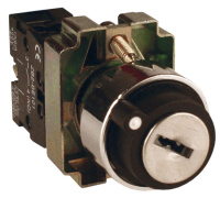 Переключатель 2P с замком возвратный NO EKF PROxima BG61