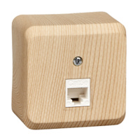 Этюд о/у компьютерная Розетка RJ45 кат.5е, сосна, россия SE