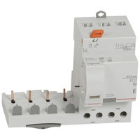 Дифференциальный блок DX3 - тип AC - 300 мА - селективный - 4П - 400 В~ - 40 А - 3 модуля Legrand