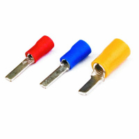 Наконечник штыревой плоский с изолированным фланцем 1,5-2,5 мм² 3х12мм DKC НШПИ