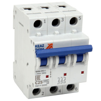 Автоматический выключатель 3P 4А (C) 6kA КЭАЗ OptiDin BM63