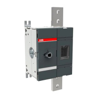 Рубильник OT630E01 630А (без ручки) 1п ABB
