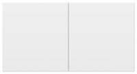 Розетка двойная с заземлением со шторками с крышкой 16A в сборе Schneider Electric AtlasDesign Белый