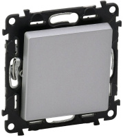 Выключатель 1-клавишный 10A Legrand Valena Life Алюминий