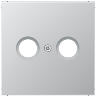 Накладка TV-FM розетки Jung Алюминий