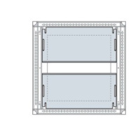 Фланец кабельных вводов/панель нижняя скользящая 800x1000мм ABB IS2