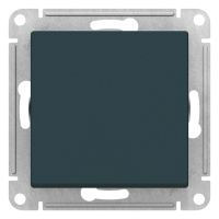 Переключатель 1-клавишный сх.6 10AX механизм Schneider Electric AtlasDesign Изумруд