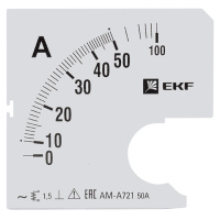 Шкала сменная для A721 50/5A-1,5 EKF PROxima