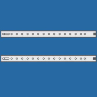 Направляющие, для горизонтальных разделителей, Г=445мм, 1 упаковка - 2шт. DKC