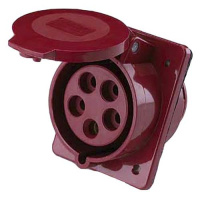 Розетка для скрытой проводки 425 3Р+РЕ+N 32А 380В I DEKraft