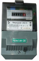 Счетчик 1Ф 1T min 5A/max 60A 230V класс 1 ОУ Меркурий 202.5