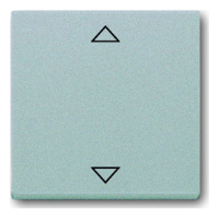 Клавиша для механ. электронного выкл-ля Busch-Jalousiecontrol 6411 U-101 6411 U/S-101 6418 U реле 6402 U ABB Solo/Future Серебристо-алюминиевый