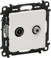 Розетка TV-SAT "звезда" Legrand Valena Life Белый