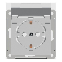 W59 AQUA Розетка с заземлением со шторками, 16А, IP44, в сборе, белый Schneider Electric