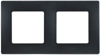 Рамка 2-постовая Legrand Etika Антрацит