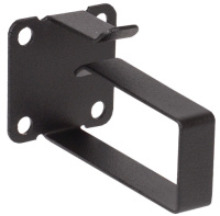 Кольцо кабельное 70x44мм с площадкой (компл. 4шт), черное ITK