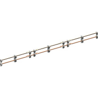 ZX2404 соединитель для шин 20x5mm V1 (C) ABB