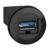 USB-разъем в панель, для отв. 22мм Schneider Electric