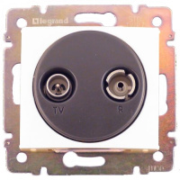 Розетка TV-FM оконечная 410дБ Legrand Valena Белый