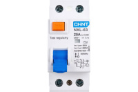 УЗО NXL-63 6kA 1P+N 25A 30mA AC (R) CHINT