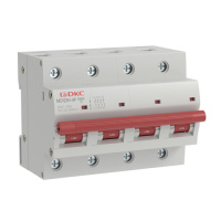 Автоматический выключатель YON max типа MD125H, 10кА, 4P (D) 125А DKC